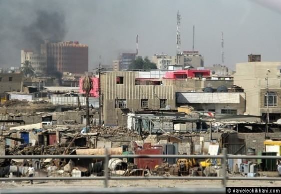 Baghdad behind the walls...