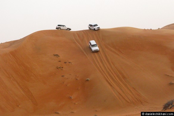 Racing in the dunes